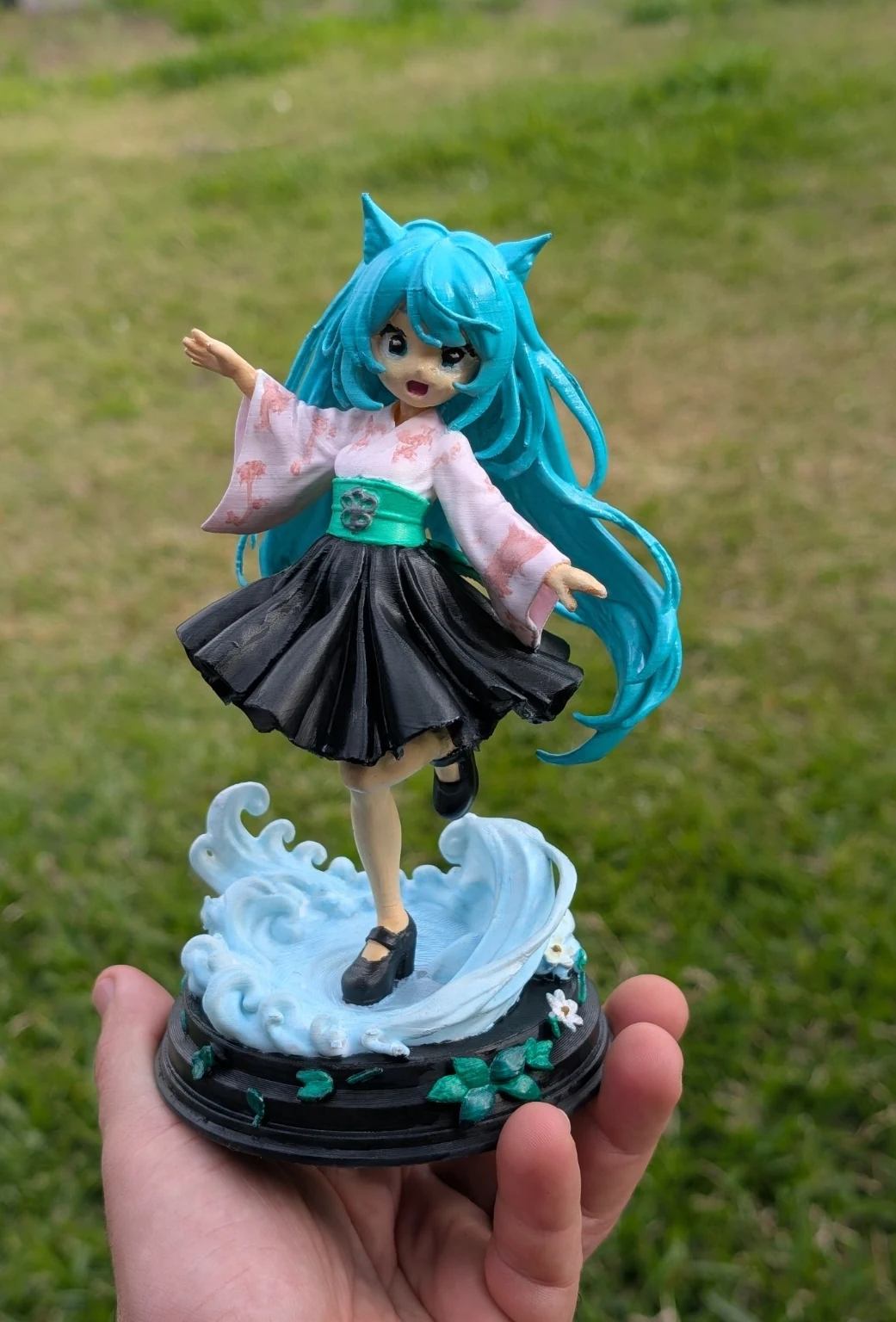 Figurine imprimée en 3D et peinte à la main par CréaRun3D